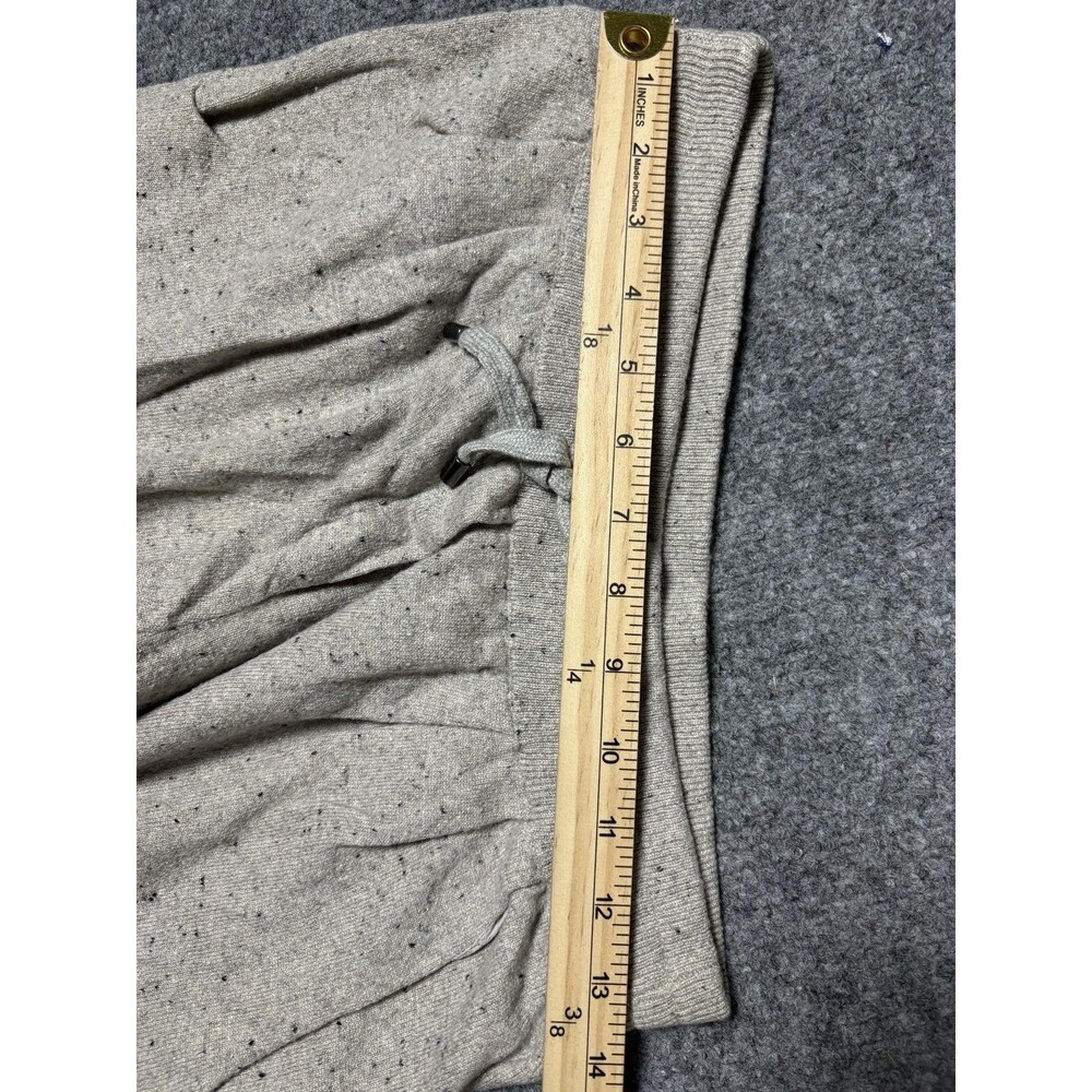 Brunello Cucinelli Jogger Pants Womens XS Gray Cashmere Knit Glitter Italy - Picture 4 of 9